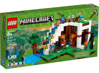 LEGO Minecraft 21134 Základna ve vodopádu