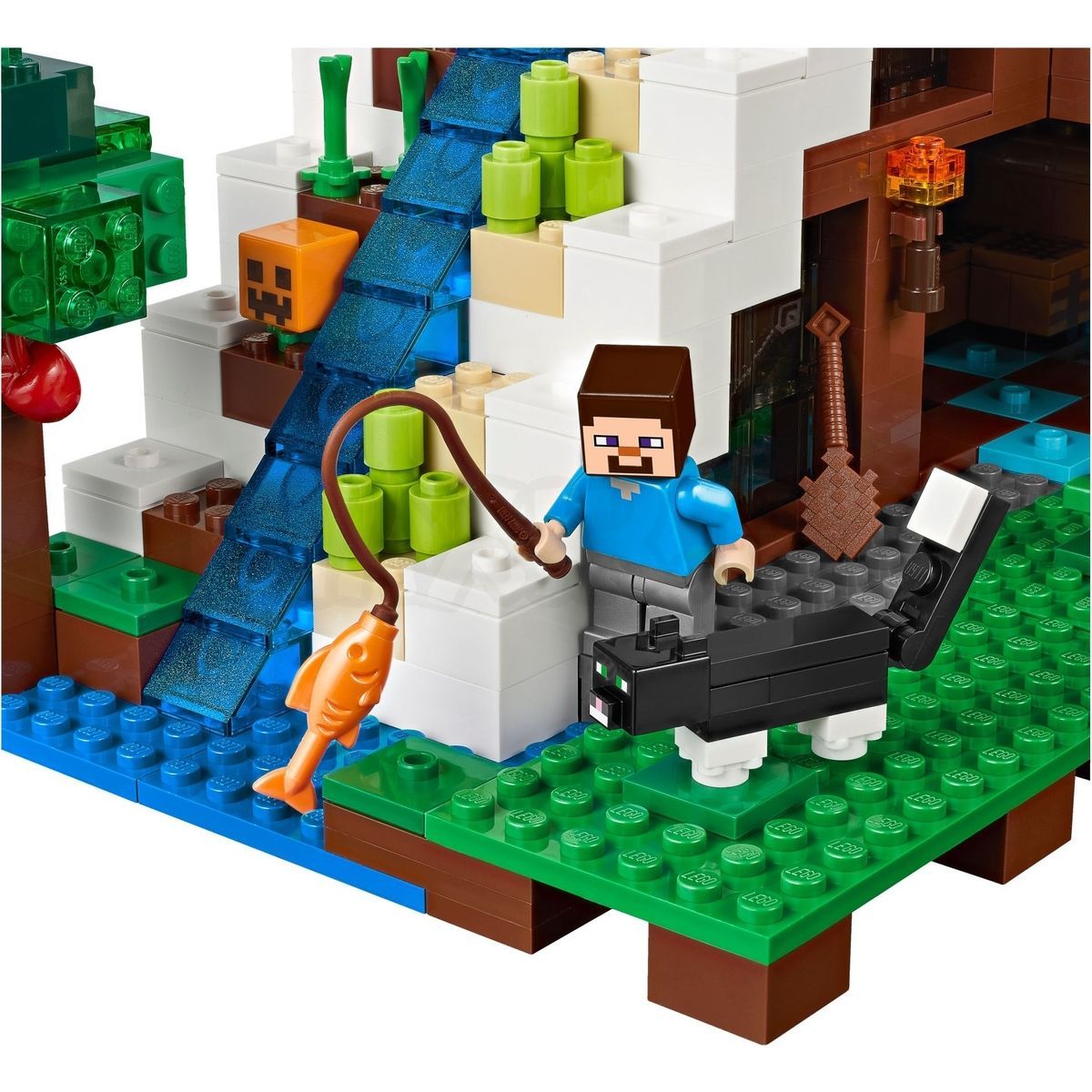  LEGO Minecraft  21134 Z kladna ve vodop du Max kovy hraky