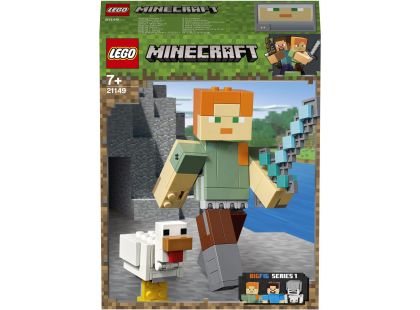 LEGO Minecraft 21149 velká figurka: Alex s kuřetem