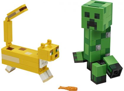 LEGO Minecraft 21156 Velká figurka: Creeper™ a Ocelot