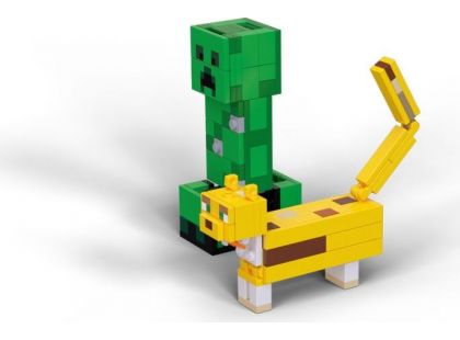 LEGO Minecraft 21156 Velká figurka: Creeper™ a Ocelot