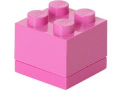 LEGO Mini Box 4,6 x 4,6 x 4,3 cm Růžový