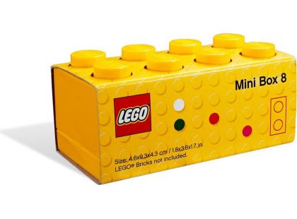 LEGO® Mini Box 4,6 x 9,3 x 4,3 cm Žlutý
