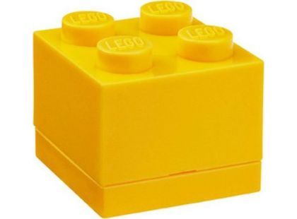 LEGO Mini Box 4,6x4,6x4,3cm Žlutá
