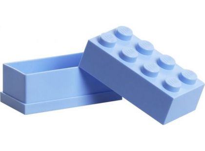 LEGO Mini Box 4,6x9,3x4,3cm Světle modrý