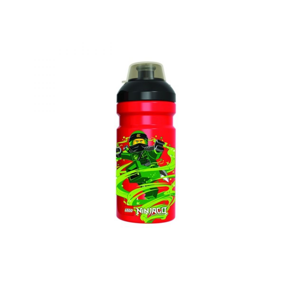 LEGO® Ninjago Classic láhev na pití transparentní - červená