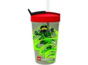 LEGO® Ninjago Classic láhev s brčkem - červená