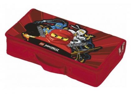 LEGO NINJAGO Látkový kufřík na 8 spinnerů a hrací karty NINJAGO