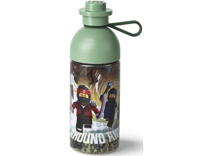 LEGO Ninjago Movie láhev transparentní 0,5L army zelená