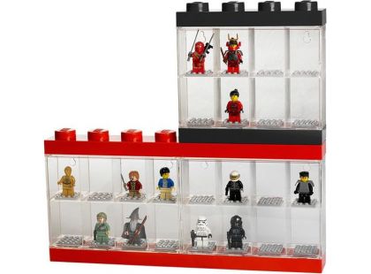 LEGO® Sběratelská skříňka na 16 minifigurek Černá barva