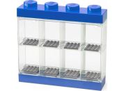 LEGO® sběratelská skříňka na 8 minifigurek - modrá