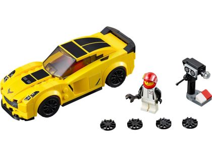 LEGO Speed Champions 75870 Chevrolet Corvette Z06 - Poškozený obal