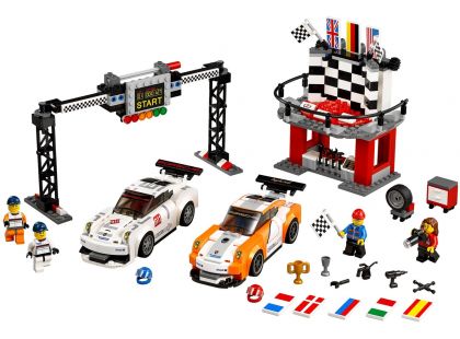 LEGO Speed Champions 75912 Porsche 911 GT v cílové rovince