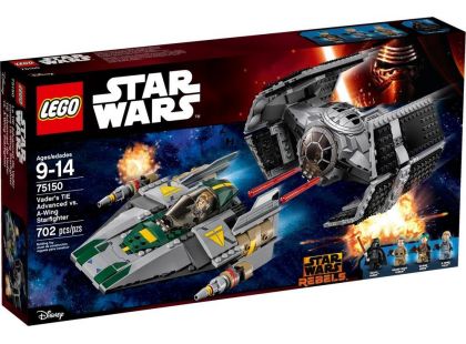 LEGO Star Wars 75150 Vader TIE Advanced vs. A-Wing Starfighter - Poškozený obal