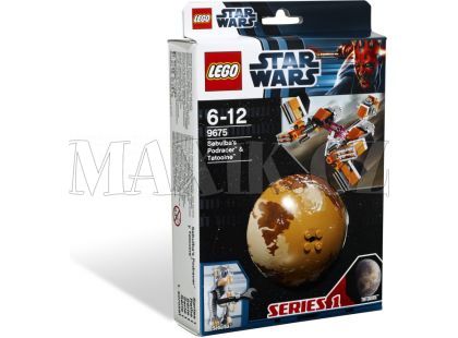 LEGO Star Wars 9675 Závodní letoun Sebulby na planetě Tatooine