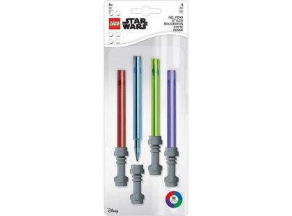 LEGO® Star Wars™ Gelových per, světelný meč - 4 ks