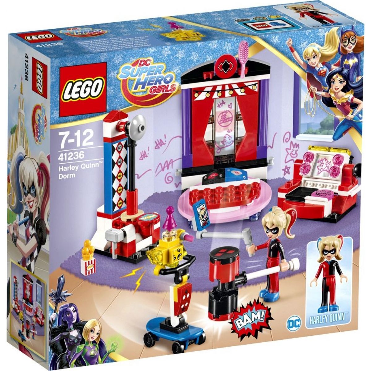 LEGO Super Heroes Girls 41236 Studentská kolej Harley Quinn