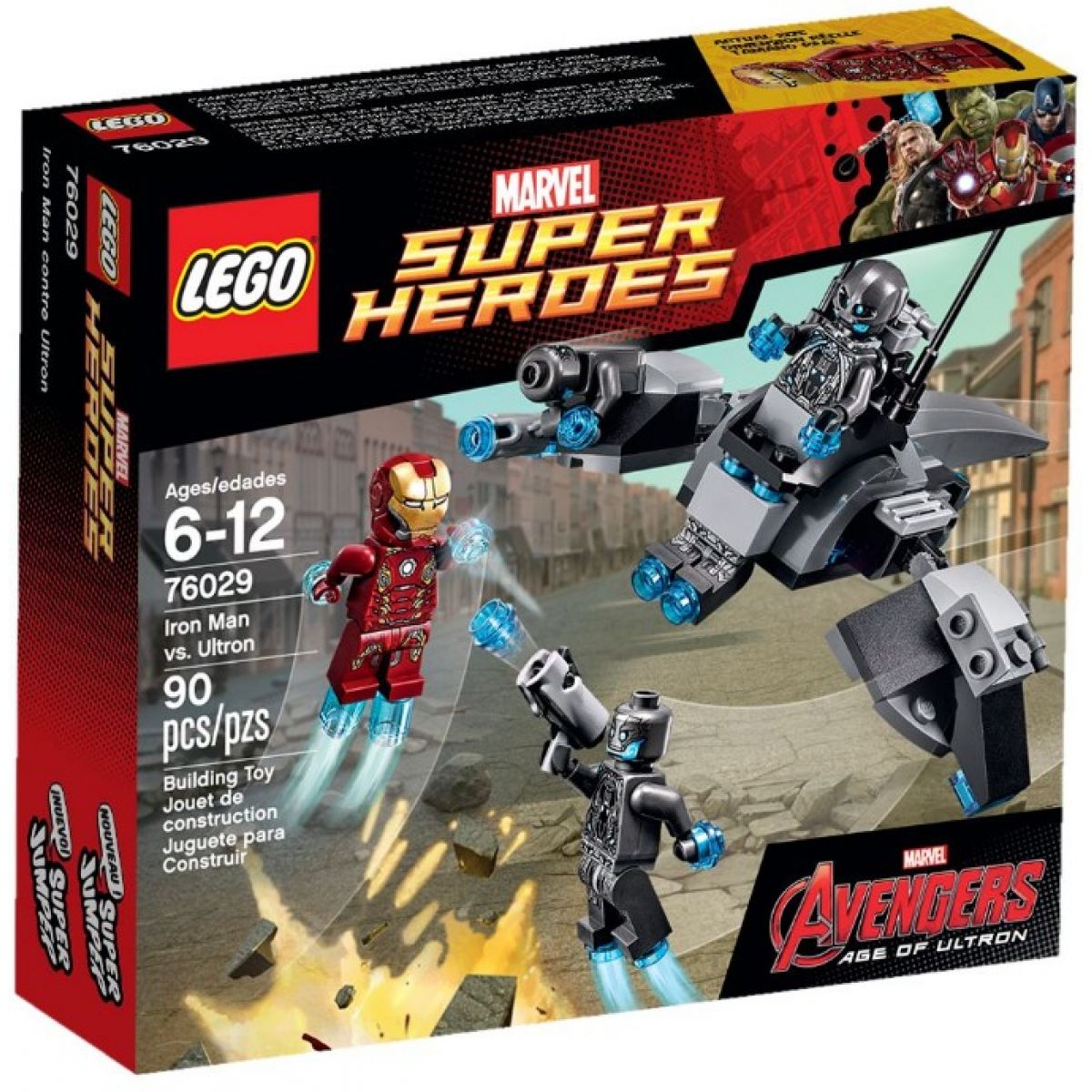 LEGO Super Heroes 76029 Avengers - Poškozený obal