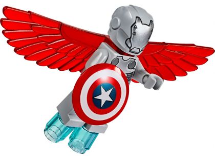 LEGO Super Heroes 76076 Kapitán America a honička ve stíhačce