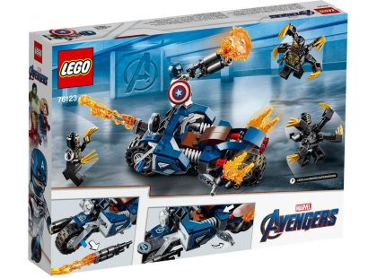 LEGO Super Heroes 76123 Captain America: útok Outriderů