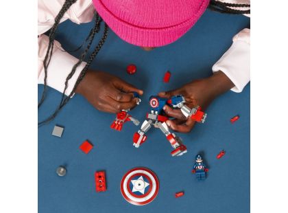 LEGO® Super Heroes 76168 Captain America v obrněném robotu