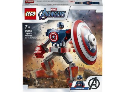 LEGO® Super Heroes 76168 Captain America v obrněném robotu
