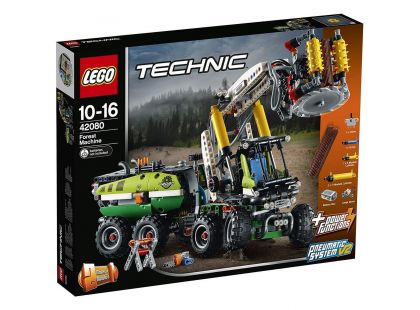 LEGO Technic 42080 Lesní stroj - Poškozený obal