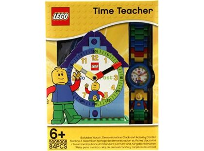 LEGO Time Teacher Výuková stavebnice hodin + hodinky modré