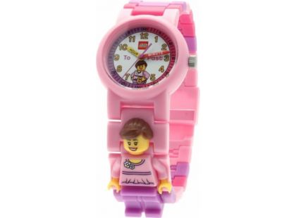 LEGO Time Teacher Výuková stavebnice hodin + hodinky růžové