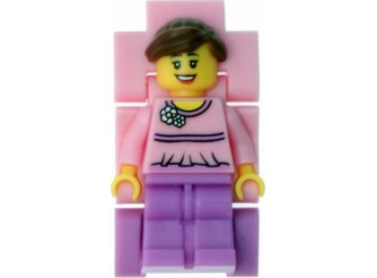 LEGO Time Teacher Výuková stavebnice hodin + hodinky růžové