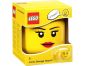LEGO® úložná hlava velikost S dívka 4
