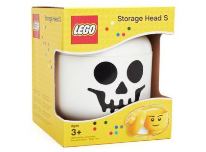 LEGO® úložná hlava velikost S kostlivec