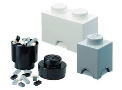 LEGO® úložné boxy Multi-Pack 3 ks černá, bílá, šedá