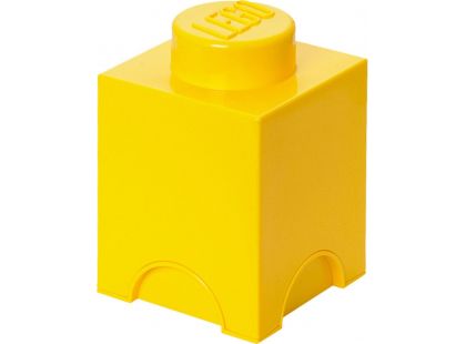 LEGO® Úložný box 12,5 x 12,5 x 18 cm Žlutý