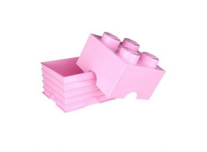 LEGO® Úložný box 25 x 25 x 18 cm - Světle růžová