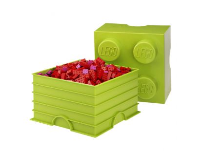 LEGO Úložný box 25x25x18cm Světle zelená - Poškozený obal