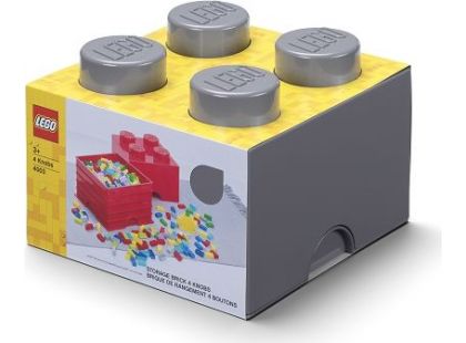 LEGO® Úložný box 25 x 25 x 18 cm Tmavě šedá