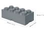 LEGO® Úložný box 25 x 50 x 18 cm - Tmavě šedá 3