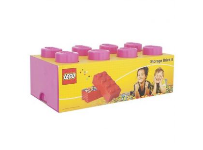 LEGO Úložný box 25x50x18cm Růžová