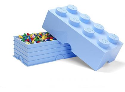 LEGO Úložný box 25x50x18cm Světle modrá
