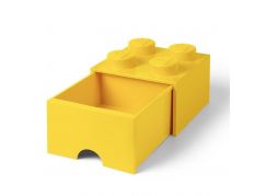 LEGO® úložný box 4 s šuplíkem - žlutá