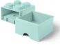 LEGO® úložný box 4 s šuplíkem aqua 2