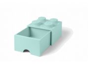 LEGO® úložný box 4 s šuplíkem aqua