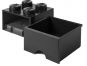 LEGO® úložný box 4 s šuplíkem černá 2