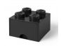 LEGO® úložný box 4 s šuplíkem černá 3