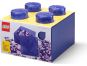 LEGO úložný box 4 s víkem - Třpytivá fialová 4