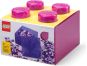 LEGO úložný box 4 s víkem - Třpytivá růžová 4