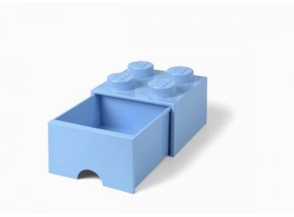 LEGO® Úložný box 4 se šuplíkem Světle modrá