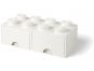 LEGO® úložný box 8 s šuplíky - bílá 2
