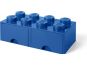 LEGO® Úložný box 8 s šuplíky - modrá 2
